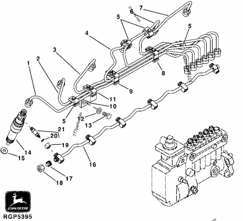 1120 john deere return fuel line diagram