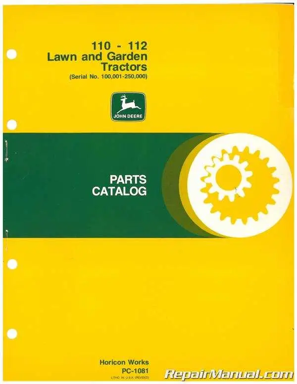 1968 john deere 110 parts diagram