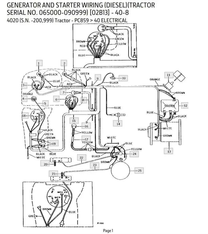 1970 john deere 4020 wiring diagram