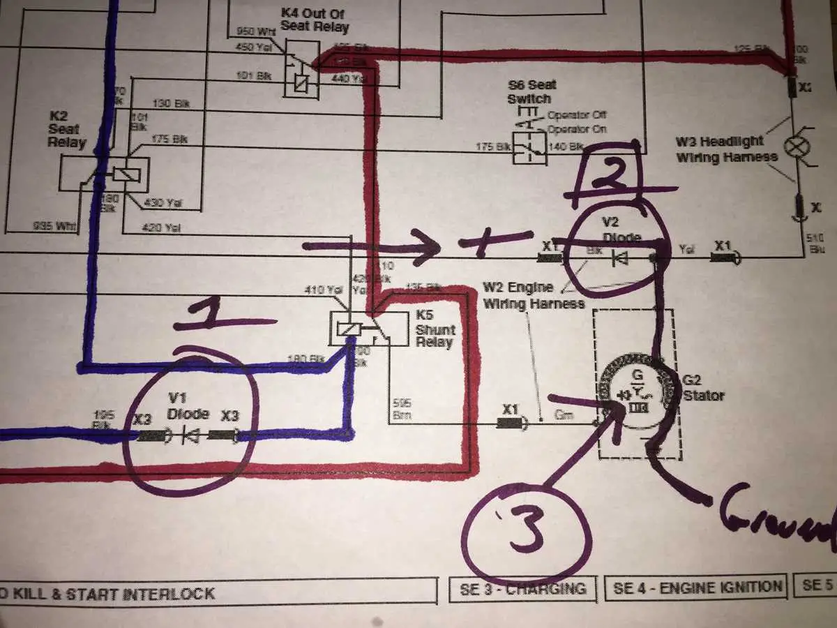 1989 john deere 420 ignition wiring diagram