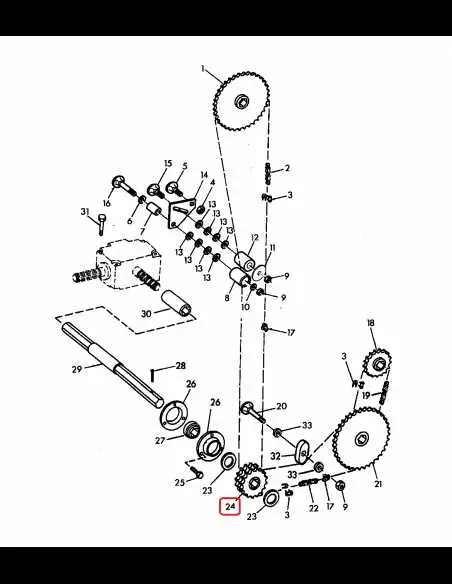 1990 john deere ccs sprocket chain diagram