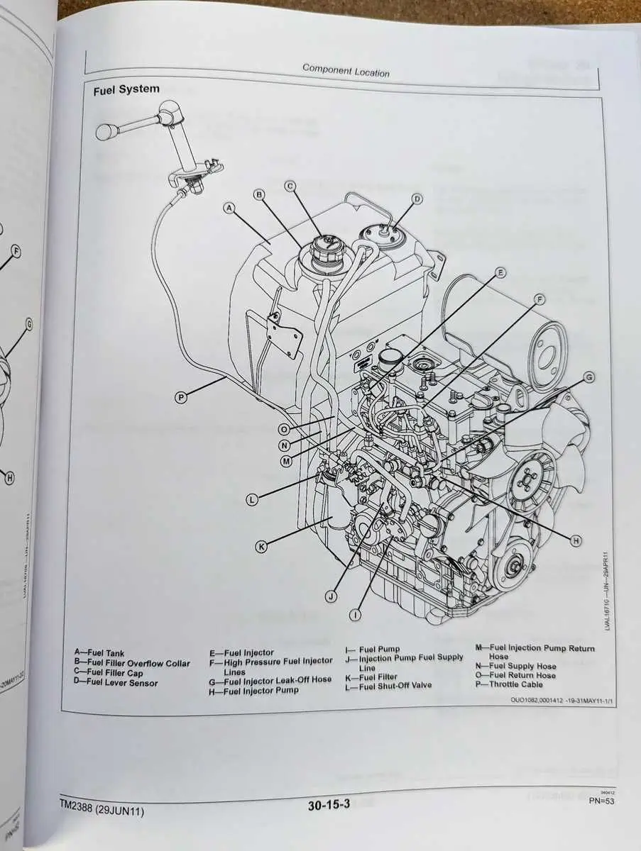 2007 john deere 2320 parts diagram