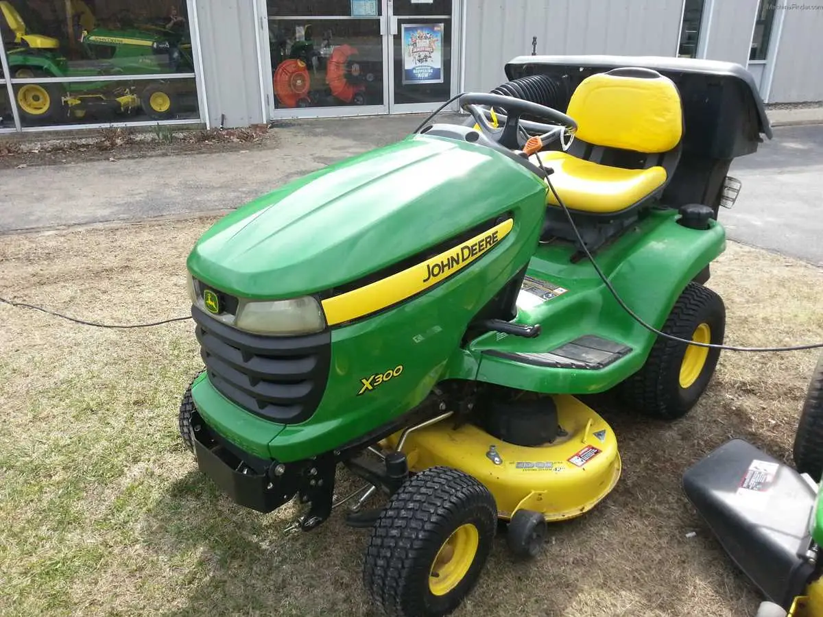 2008 john deere x300 deck belt diagram