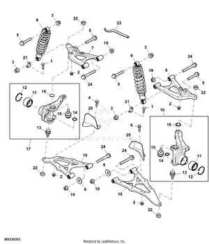 2014 john deere gator 825i parts diagram