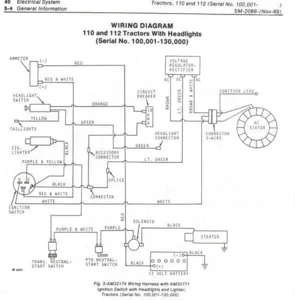 212 john deere wiring diagram