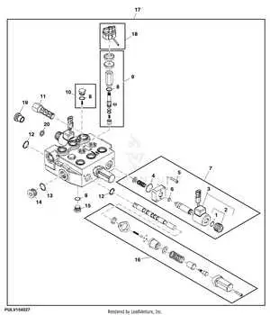3020 john deere auxiliary hydraulic system diagram