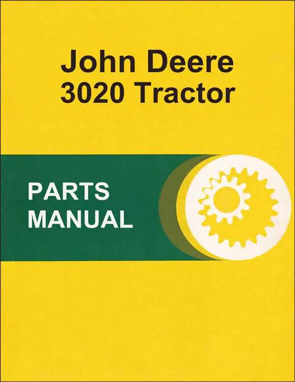 3020 john deere parts diagrams