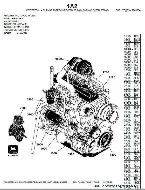 4045 john deere 125 hp diesel serpentine belt diagram