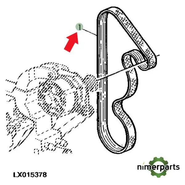 4045 john deere 125 hp diesel serpentine belt diagram