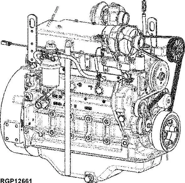 4045 john deere 125 hpdiesel serpentine belt diagram