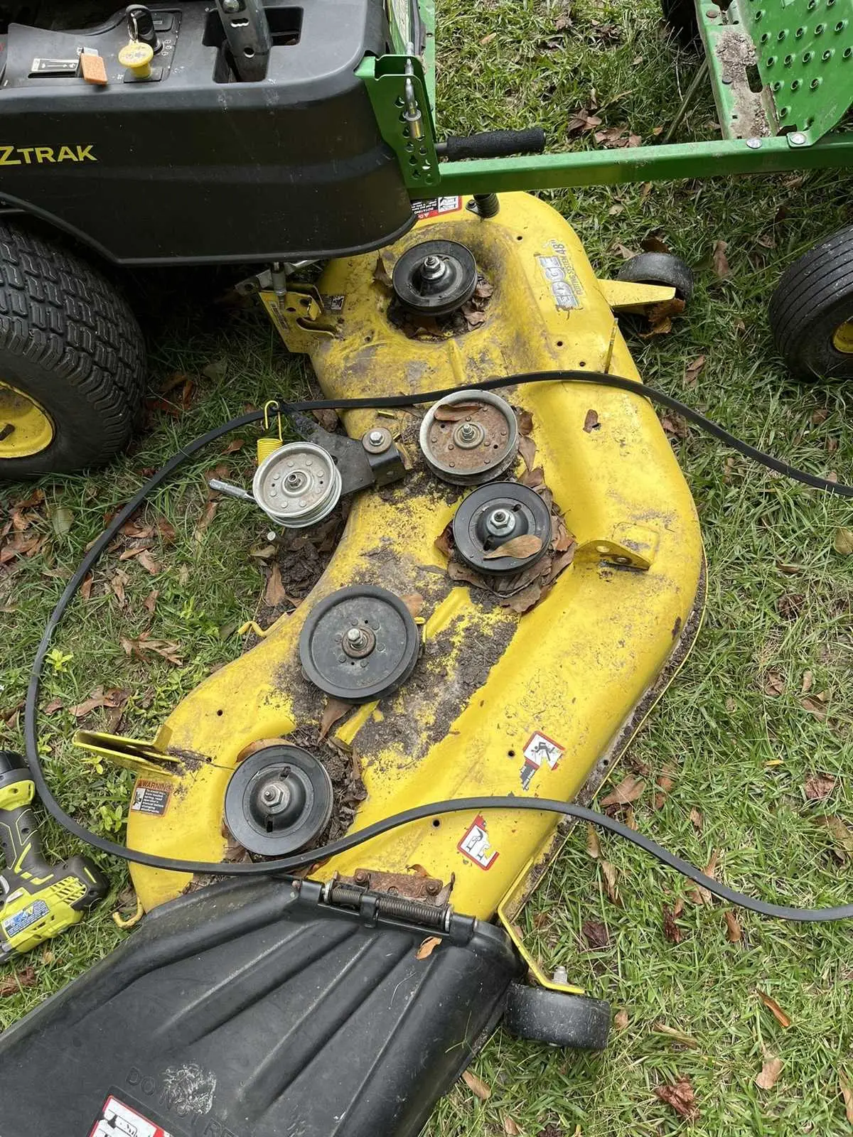 48 inch john deere belt diagram