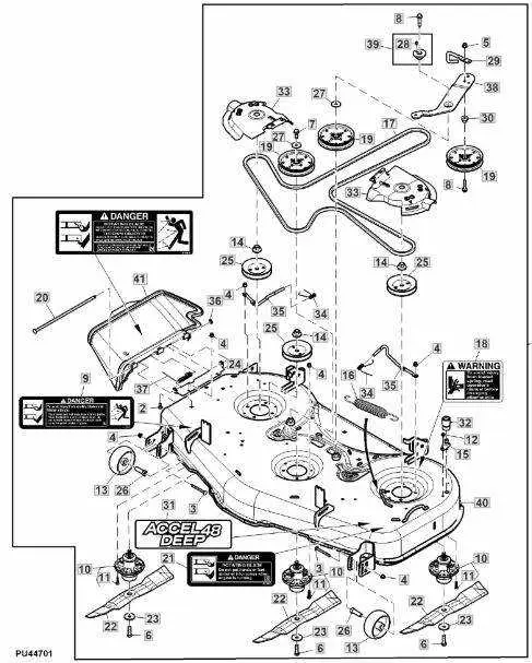48in.mower deck break down diagram for john deere 48in.mower deck break down diagram for john deere