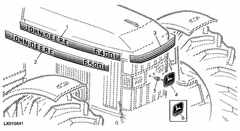 6400l john deere belt diagram