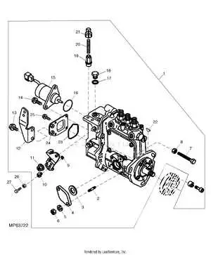 690elc john deere injection pump diagram