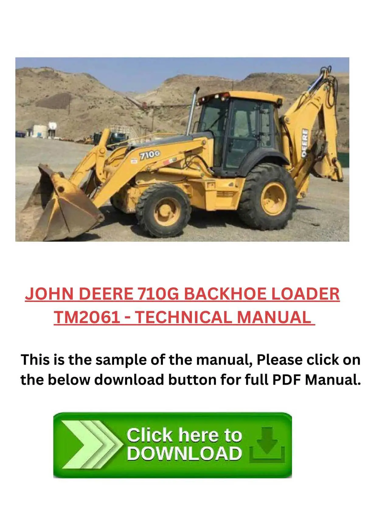 710g john deere backhoe break down diagram