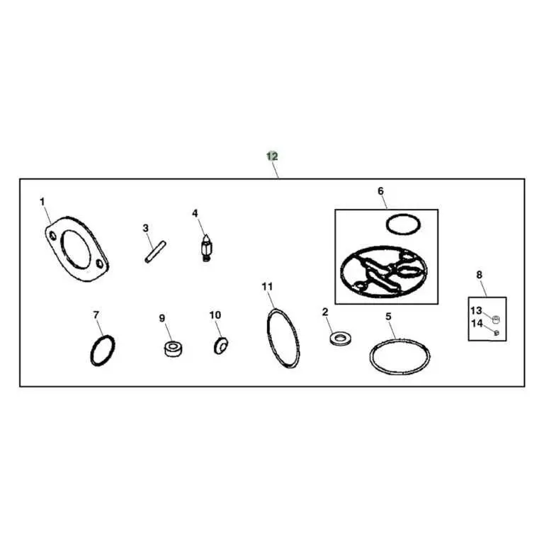 carburetor diagram for a john deere 2 12
