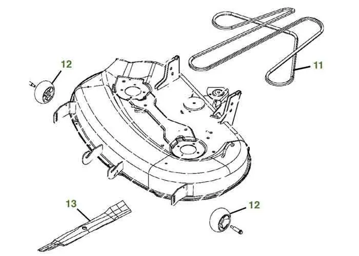 deere x300 john deere x350 drive belt diagram