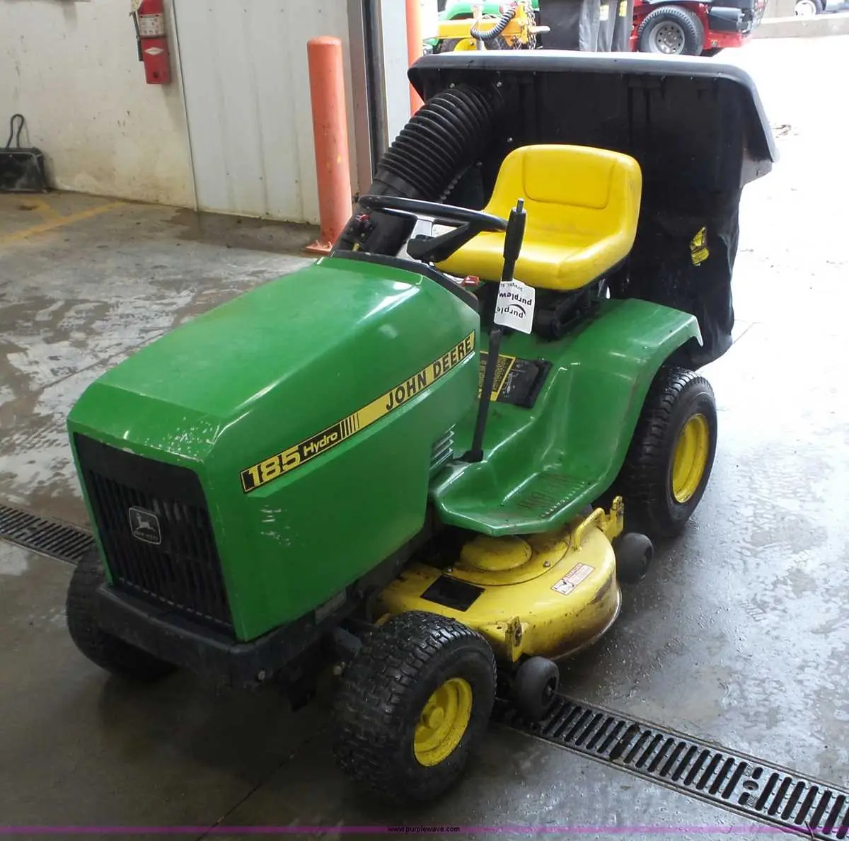 diagram fo a john deere hydro 185 mower