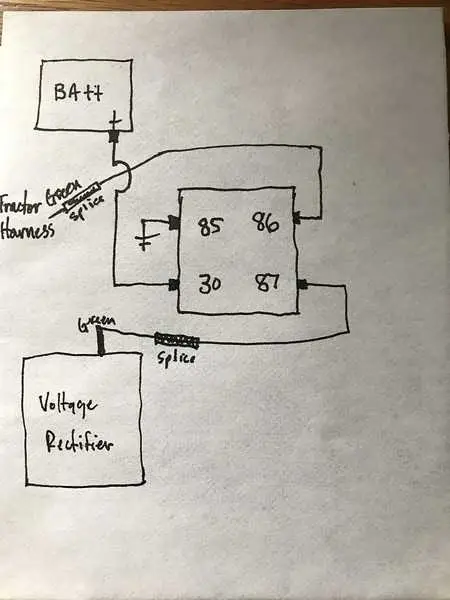 diagram for 332 john deere ignition system