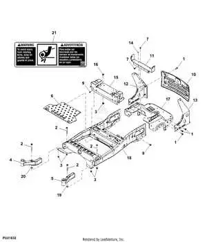 diagram john deere z520a mower deck
