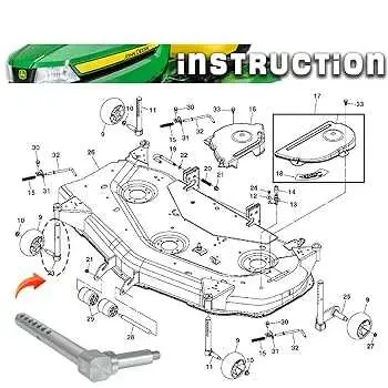 diagram of john deere 48c mower parts diagram