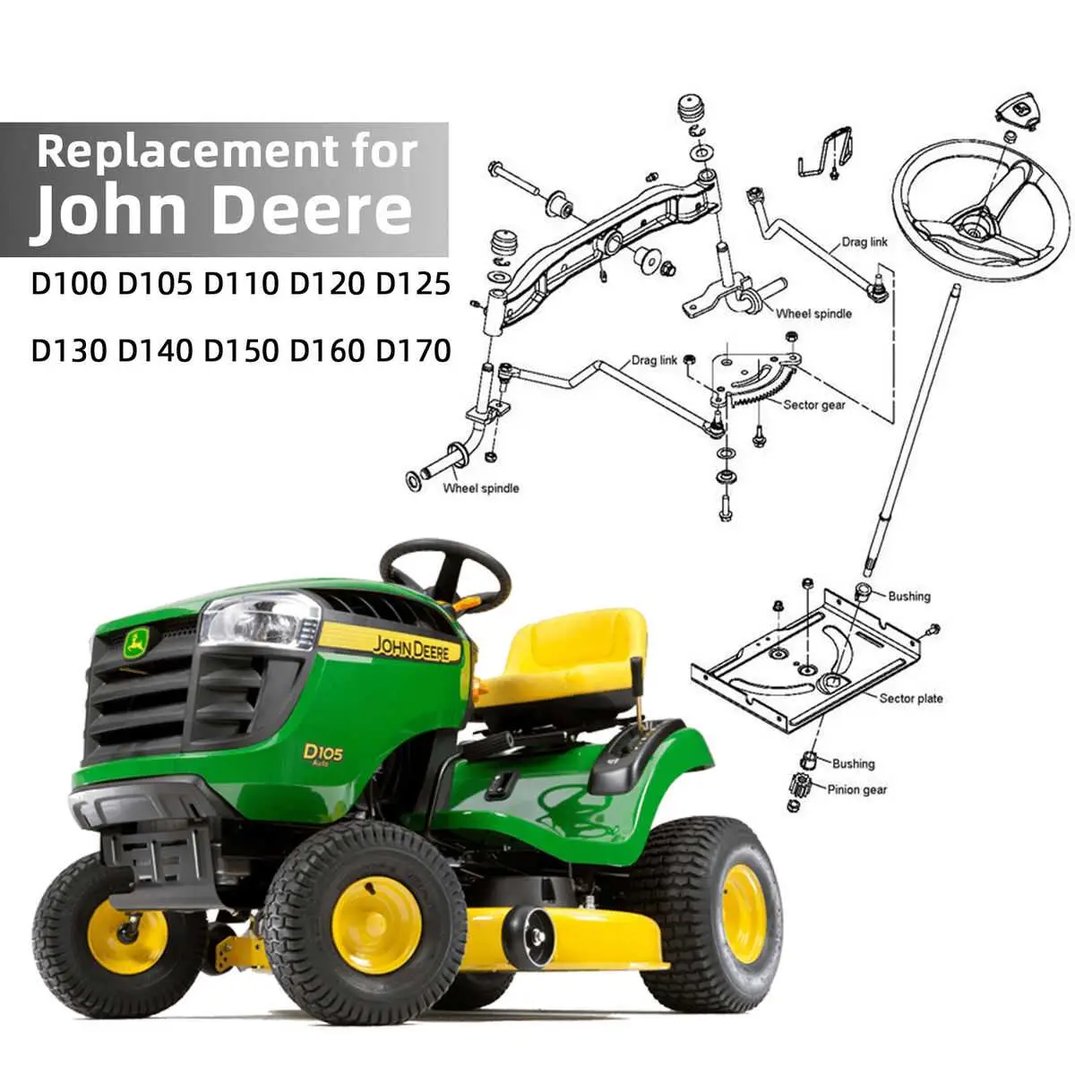 diagram to install steering sector john deere 115 engine rebuild diagram to install steering sector john deere 115 engine rebuild