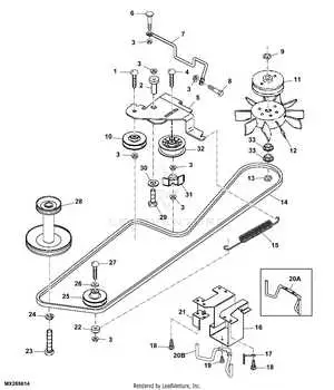 drive belt diagram for john deere lt160