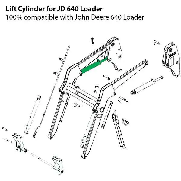 hydraulic cylinders in john deere diagram