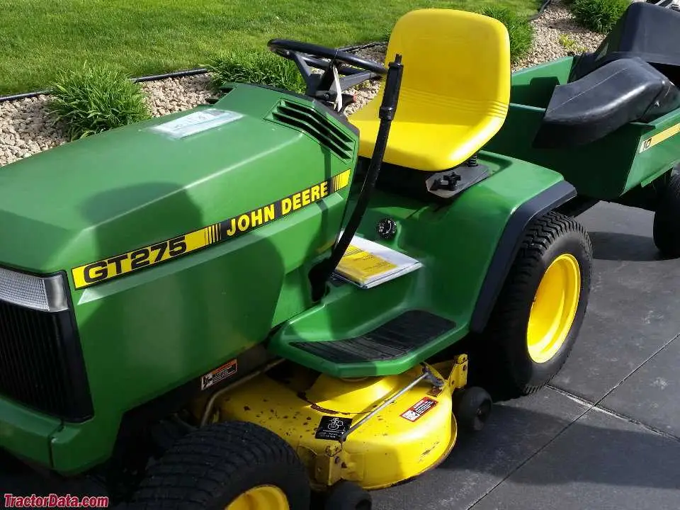 illustrated parts diagram john deere gt 275