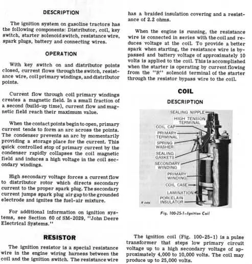 john deere 1020 starter wiring diagram