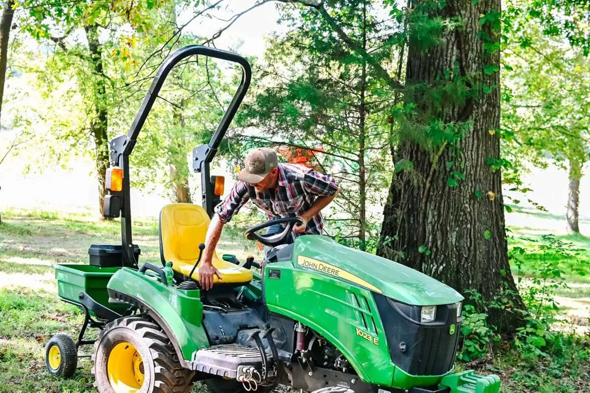 john deere 1023e 54 inch cut mower deck attachment diagram