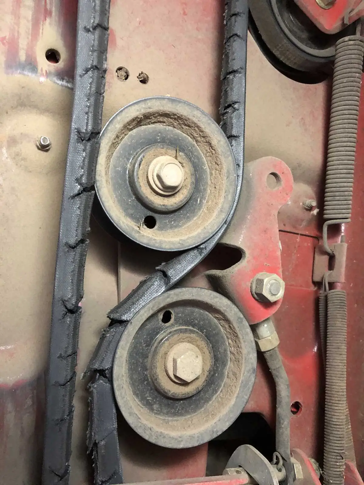john deere 1025r mower deck belt diagram