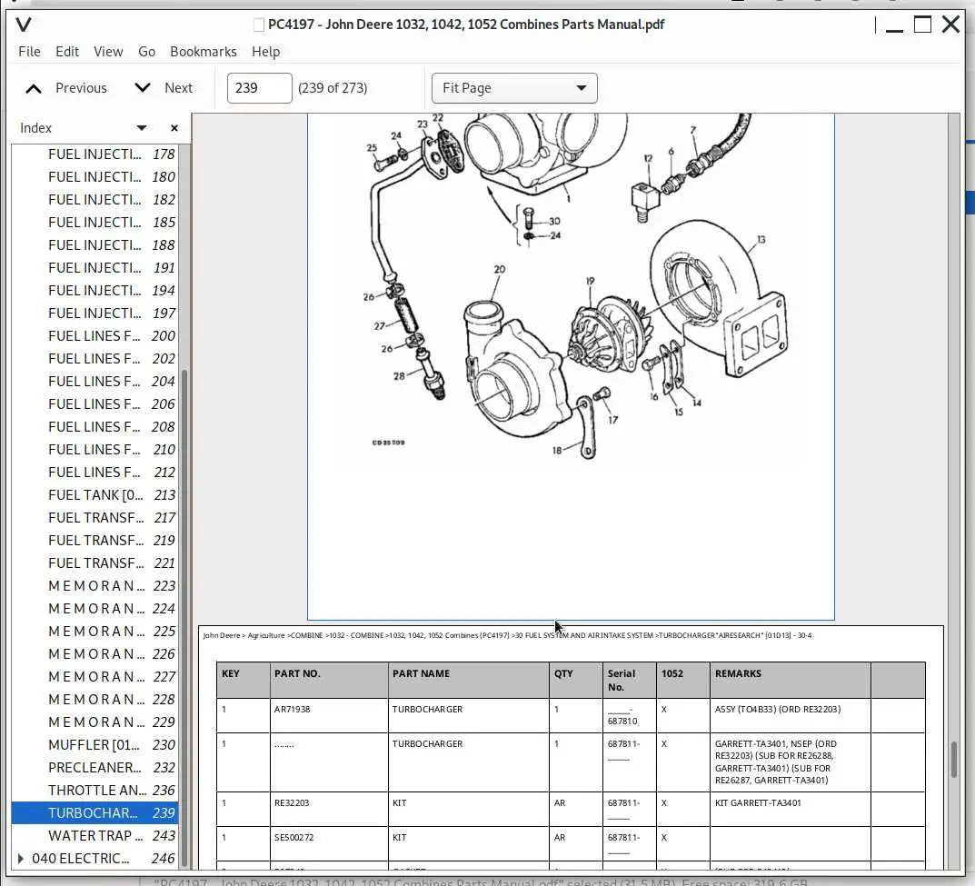 john deere 1032 parts diagram