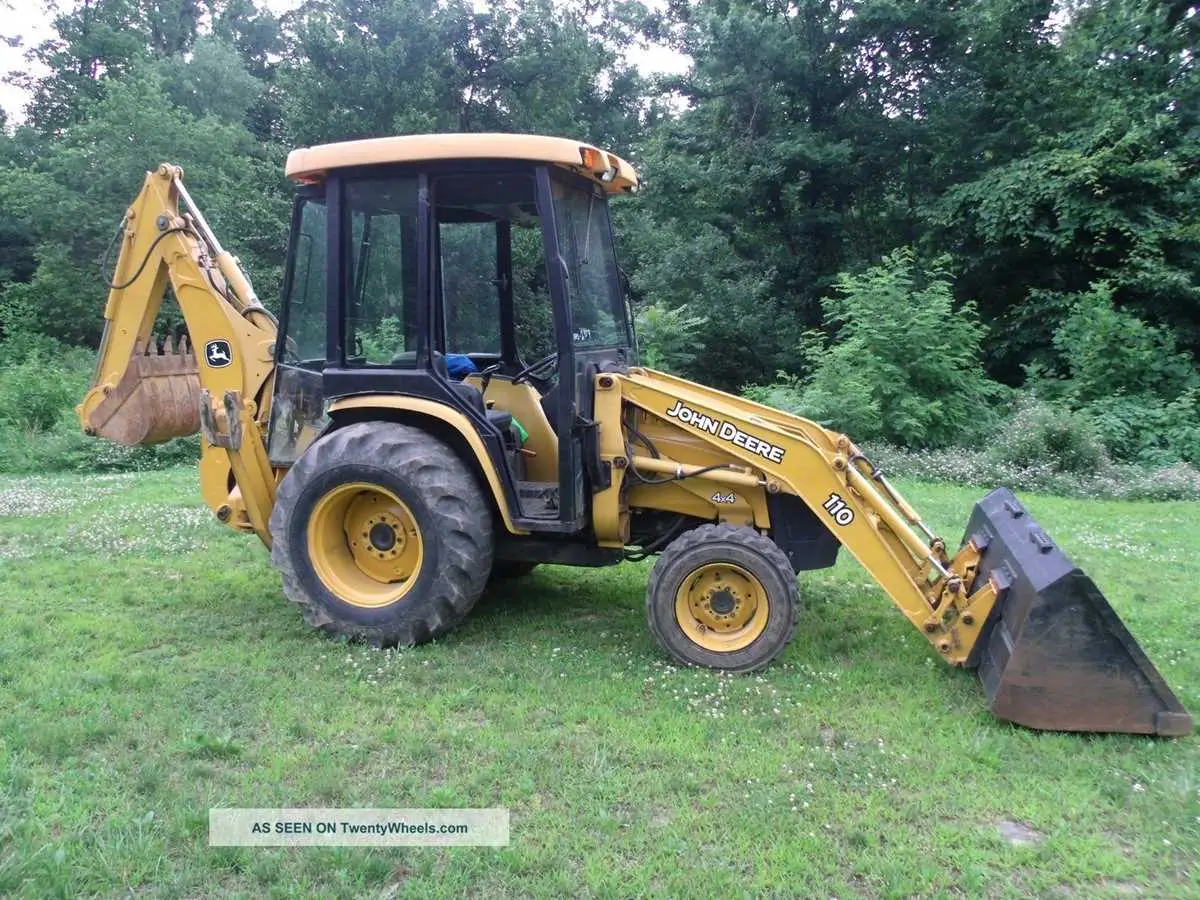 john deere 110 backhoe diagram