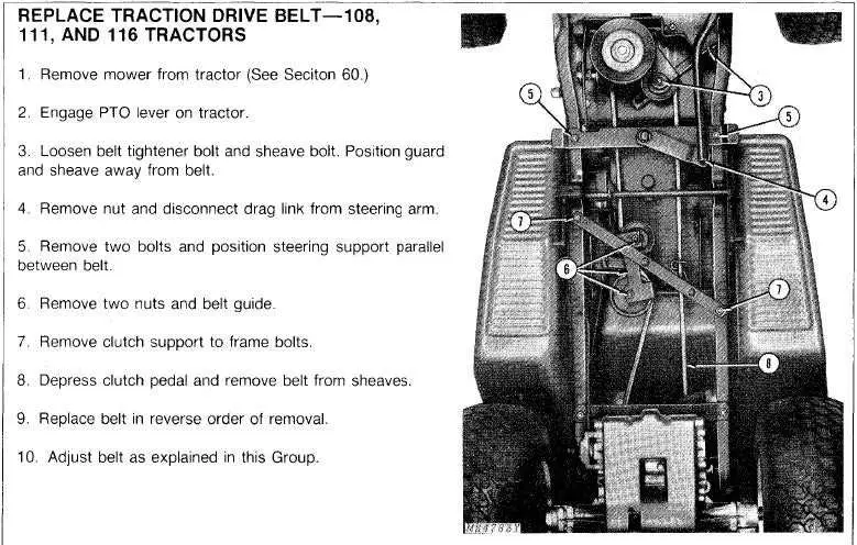 john deere 111 h parts diagram