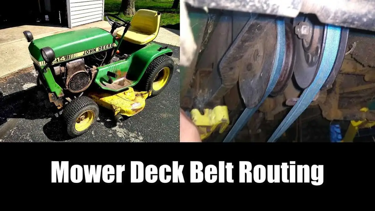 john deere 112 mower deck diagram