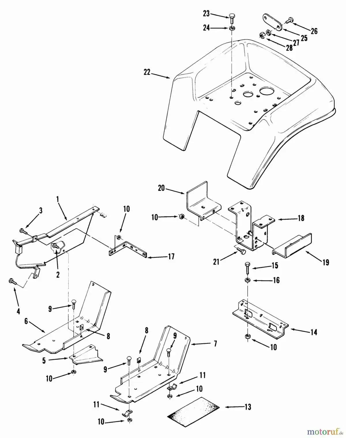 john deere 125 automatic parts diagram