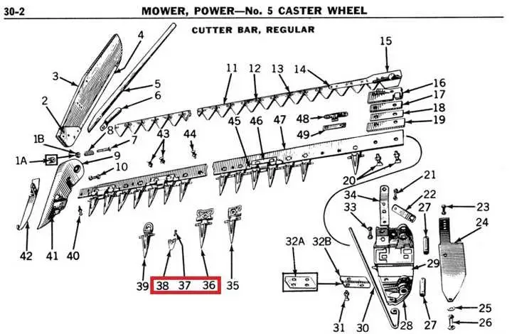 john deere 125 mower parts diagram