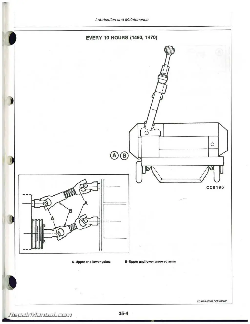 john deere 1360 mower parts diagram