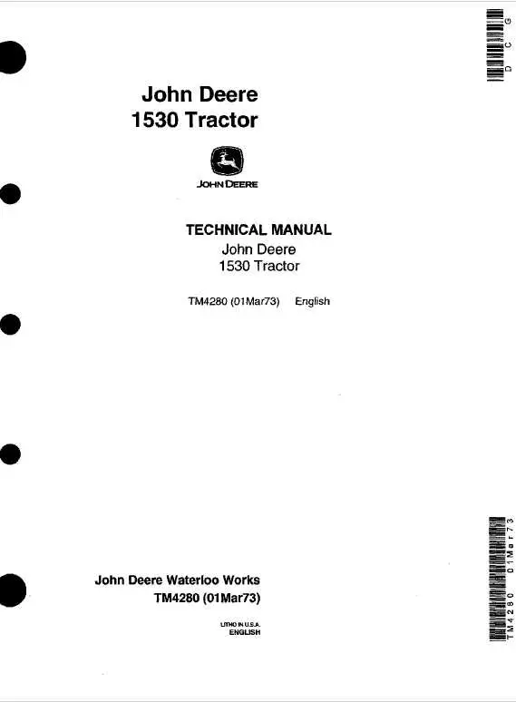 john deere 1530 wire diagram