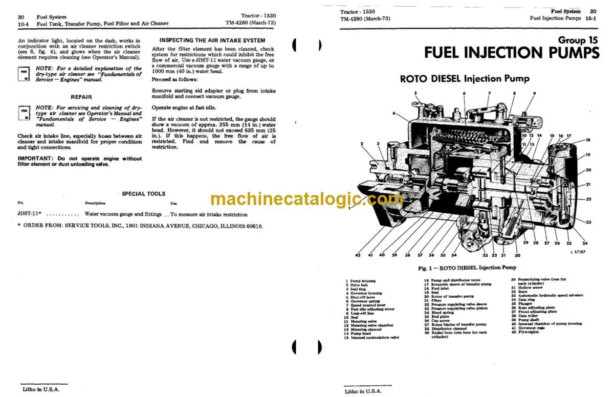 john deere 1530 wire diagram
