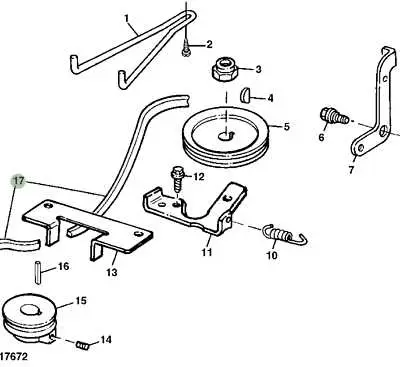 john deere 155c manual belt routing diagram