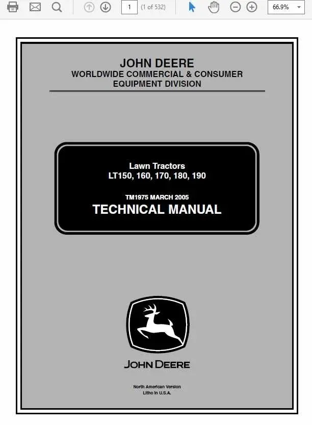 john deere 160 riding mower diagram