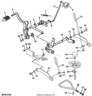 john deere 160 series 60 mower deck parts diagram