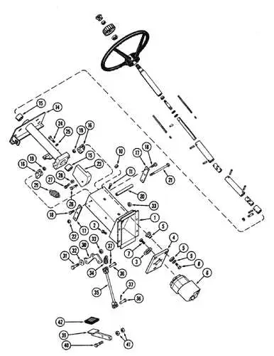 john deere 170 steering diagram