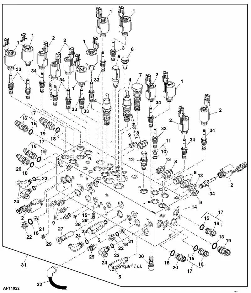 john deere 1770 hydraulic diagram