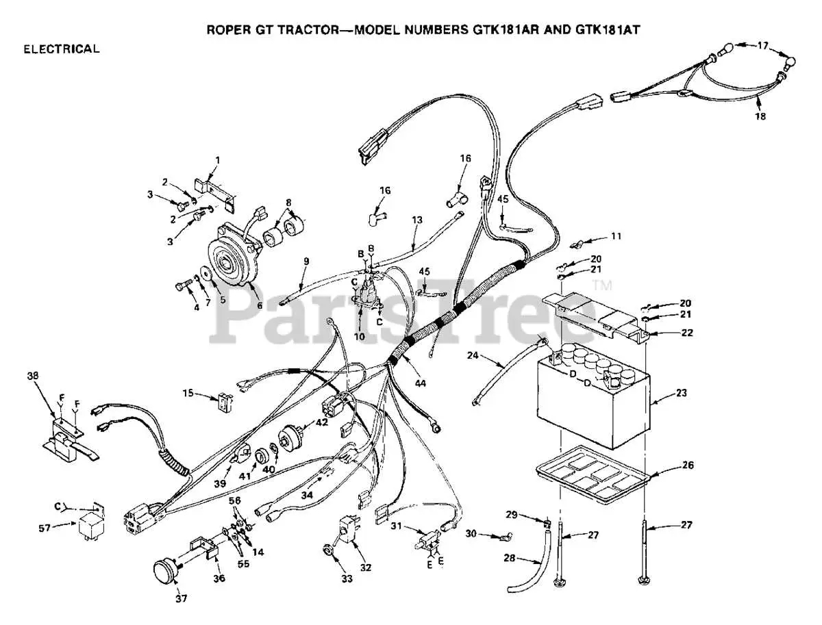 john deere 180 mower wiring diagram