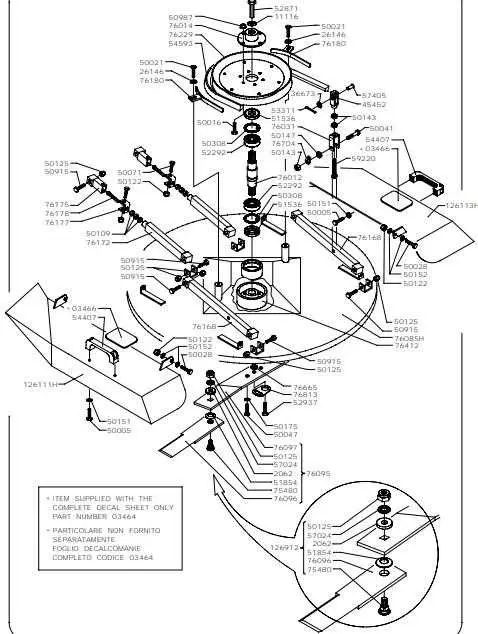 john deere 185 mower deck diagram