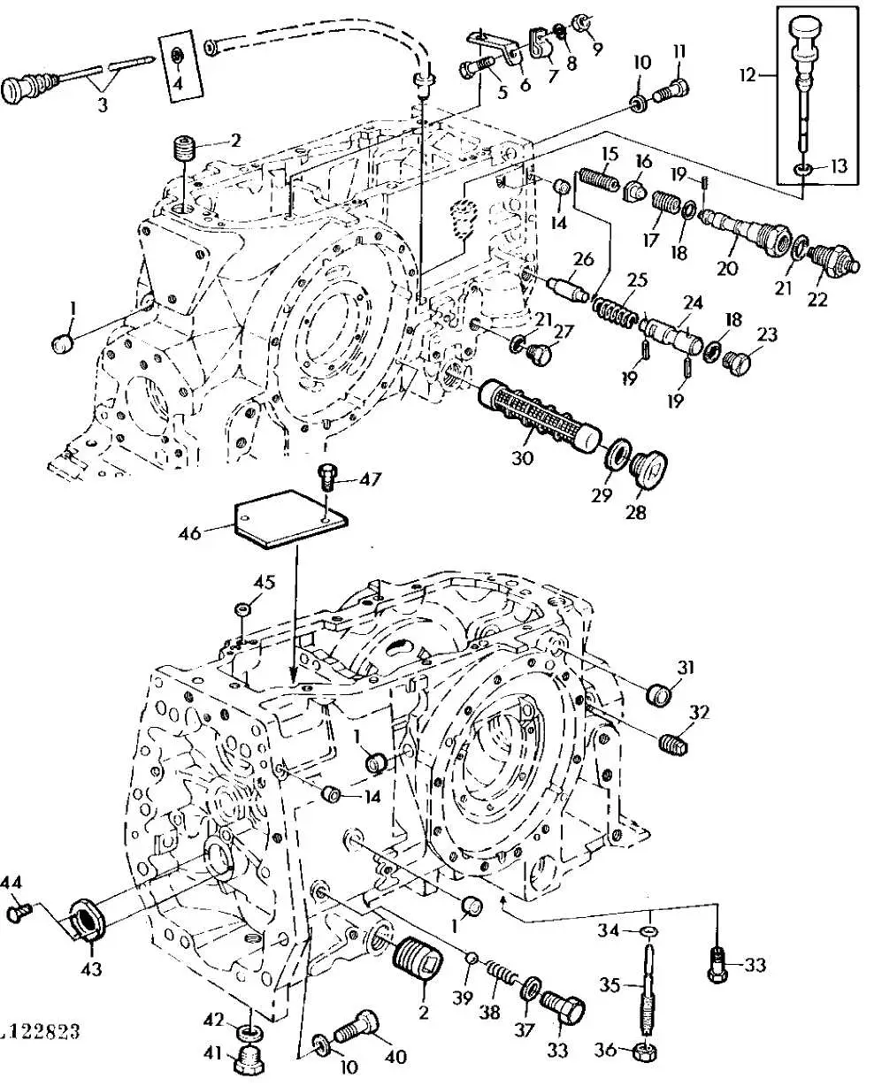 john deere 2030 hydraulic diagram