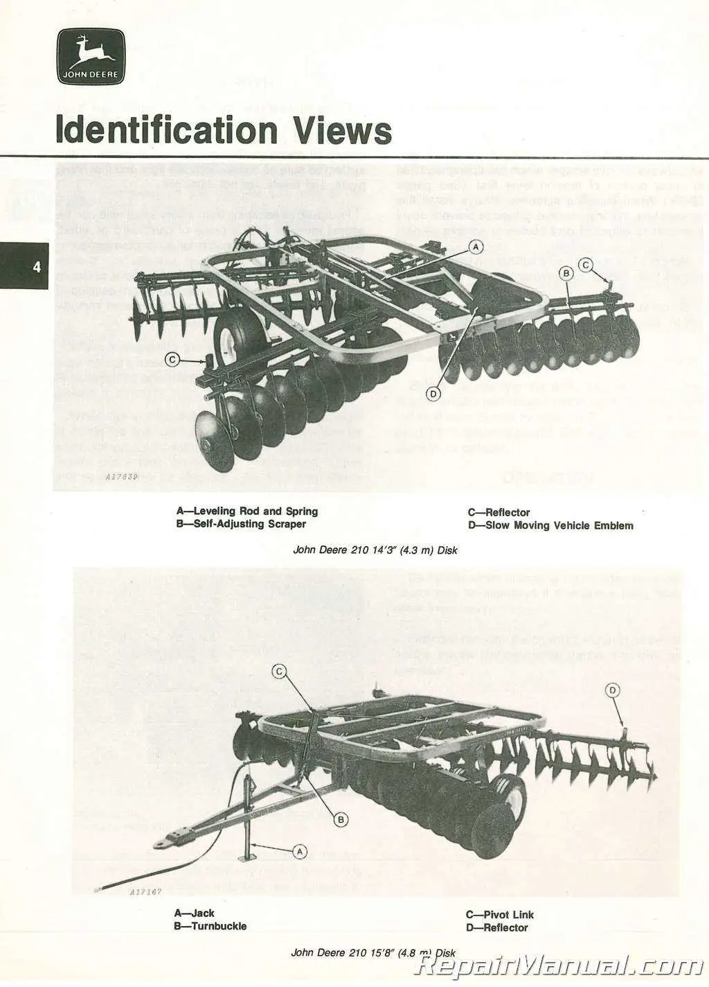 john deere 210 diagrams